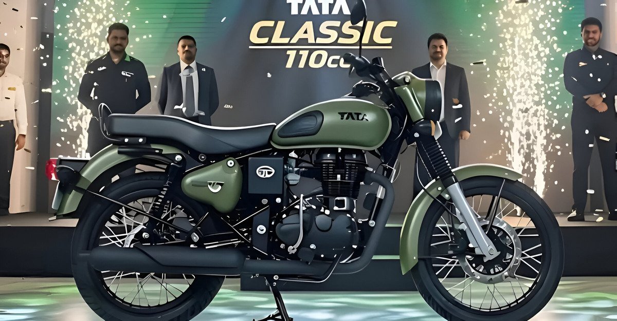 Tata Classic 110 Supar Bike Finally Launched with 110cc Air-Cooled Engine, 80 KMPL Mileage & Digital Speedometer at ₹63,999